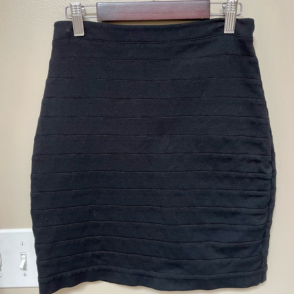 Black Express Pencil Skirt